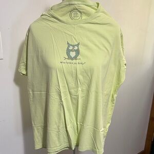 Life Is Good Women’s Owl Tee